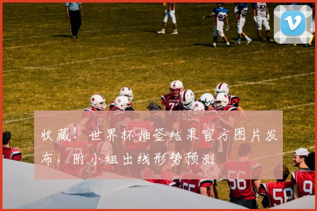 收藏！世界杯抽签结果官方图片发布，附小组出线形势预测